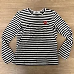 PLAY COMME des GARÇONS ストライプ長袖Tシャツ Lサイズ
