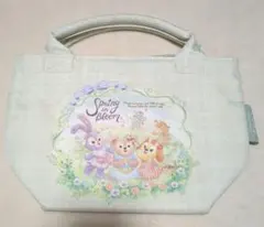 ディズニーシー　ランド　ダッフィーフレンズ ランチバッグ スプリングインブルーム