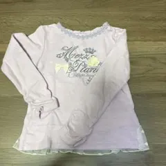 メゾピアノ ピンク 長袖カットソー 120