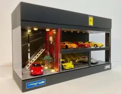1/18展示2〜3台可・WHマーブル&ミラー・ディスプレーBOX /ネオジオラマ