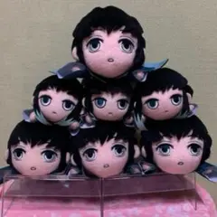 【在庫ラスト】鬼滅の刃 寝そべりぬいぐるみ&マスコット 時透無一郎 7体セット