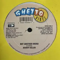 BOUNTY KILLER NOT ANOTHER WORD