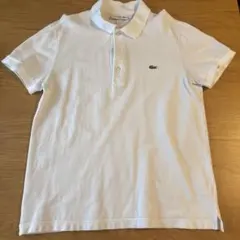 LACOSTE ラコステ スリムフィット ポロシャツ ホワイトのサムネイル