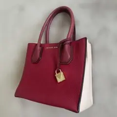 マイケルコース　バイカラーハンドバッグのサムネイル