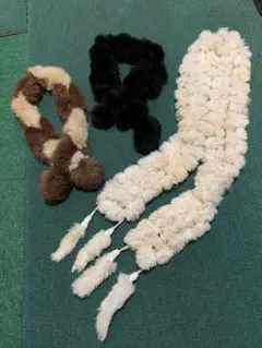 ファーショール　ふわふわファー　3点