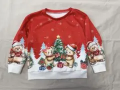 サンタクロース　くま　トレーナー　クリスマス