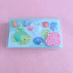 ミニうるちゅるPOPシール　海の生き物 カメ