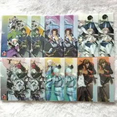 刀剣乱舞☆クリアファイル A5 全6種×2セット 計12枚 セブンイレブン 限定