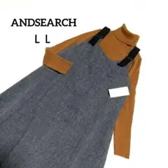 未使用 ANDSEARCH ジャンパースカート ワンピース