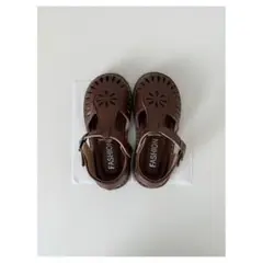 韓国子供服 flower sandal