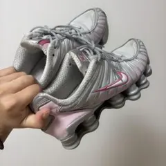 NIKE Shox TL ホワイト ピンク プラチナム24.5cm - メルカリ