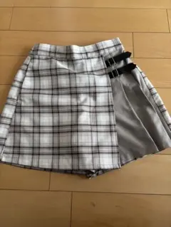 【グローバルワーク】140サイズ チェック柄スカート・ショートパンツ
