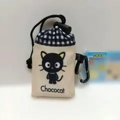 チョコキャット 巾着収納エコバッグ カラビナ付き