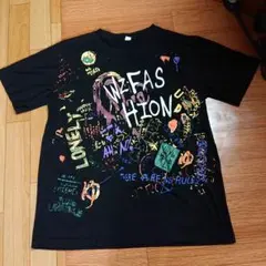 Grf, スタープリント Vネック Tシャツ レッド Lサイズ - メルカリ