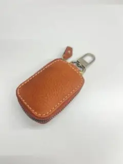 キーケース　リング コンパクト　茶色　メンズ　レディース