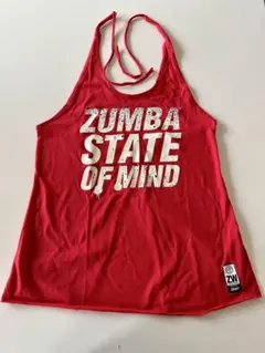 ZUMBA STATE OF MIND タンクトップ 赤☆Sサイズ
