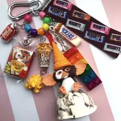 じゃらじゃらキーホルダー　カラフル　チョコ&バニラアイスクリーム☆