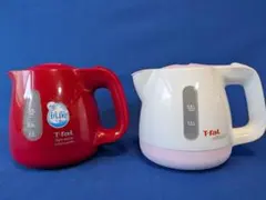 T-fal 電気ケトル アプレシア 　0、8L レッド&ホワイトペア2個 セットのサムネイル