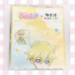 名探偵プリキュア ジェット先輩 極楽湯 タオル 缶バッジ