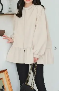 新品未開封！2way撥水ペプラムマウンテンパーカー