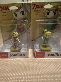 新品未開封　amiibo ゼルダ&リンク　風のタクト