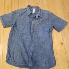 C.A.B. Clothing 半袖デニム柄シャツ Mのサムネイル