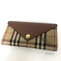 Burberry バーバリー ノバチェック レザー 長財布 レディース ブランドのサムネイル