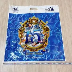 限定 ディズニー 2016年 15周年 ディズニーシー クリスマス ショップ袋
