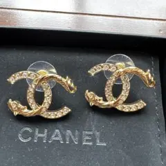 【ほぼ未使用】CHANEL シャネル ココマーク ピアス ゴールド