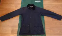 【極美品】Barbour バブアー ビデイル SL 34 ネイビー 別売フード付