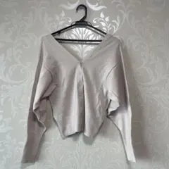 【SNIDEL】Sustainableカーディガンプルオーバー