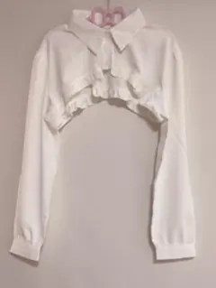 SHEIN　ボレロ風ブラウス　ホワイトのサムネイル