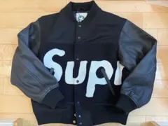 合馬公式アカウント様専用Supreme スタジャン M 黒/白 - メルカリ