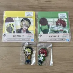 カラフルピーチ１番くじ ジッパ-バッグ & ステッカー・ラバーチャーム　セット