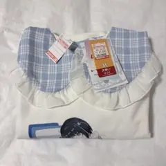しまむら 襟付き 長袖Tシャツ ぬた。 天使界隈 3L tenshikawaii