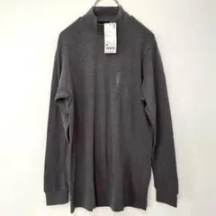 【未使用】UNIQLO ユニクロ ソフトタッチ ハイネックT ダークグレー