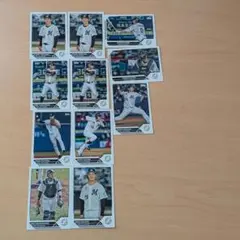 Topps 千葉ロッテマリーンズ ベースボールカード 11枚セット ロッテ