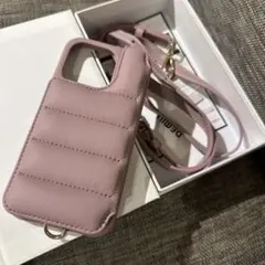 セール！DÉMIU レザー iPhoneケース ピンク　14pro