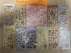 【国内正規品】ボンボンドロップシール　12枚セット　ディズニー　サンリオ