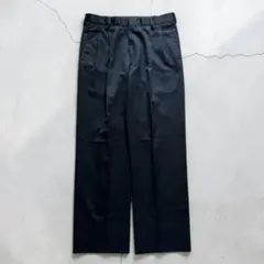 90sリーバイスアクションスラックス ブラック黒 USA製 W35 L31OVY