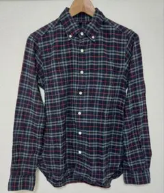 無印良品　チェック ネルシャツ　XS