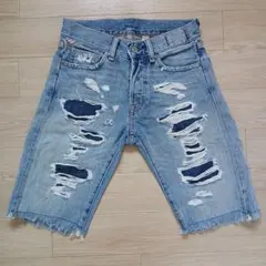 Denim & Supply Ralph Laurenダメージデニムハーフパンツのサムネイル