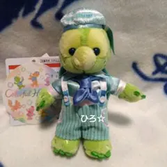 オルメル　ぬいぐるみバッジ　ダッフィー＆フレンズ20周年　カラフルハピネス