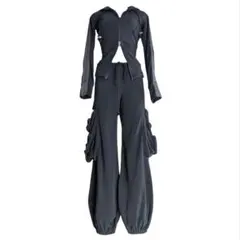 LGB モヒカン パーカー カーボン 9P カーゴ フリース 美品