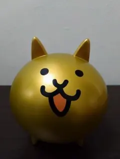 【美品】にゃんこ大戦争BIGソフビフィギュア『金ネコ』