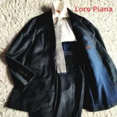 Loro Piana ロロピアーナ セットアップ スーツ ウール ネイビー 48のサムネイル