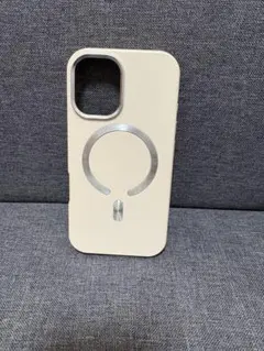 MagSafe対応 クリーム色iPhoneケース　iPhone16