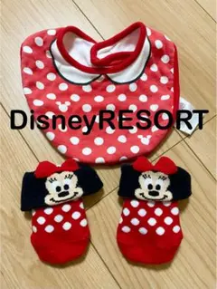 【Disney/ディズニー】ミニーマウス スタイ•靴下セット