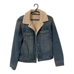 ジーユー　レディース　デニムボア襟Gジャン　Mサイズ