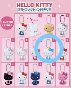 ハローキティ ミラーコレクション付きグミ 7番